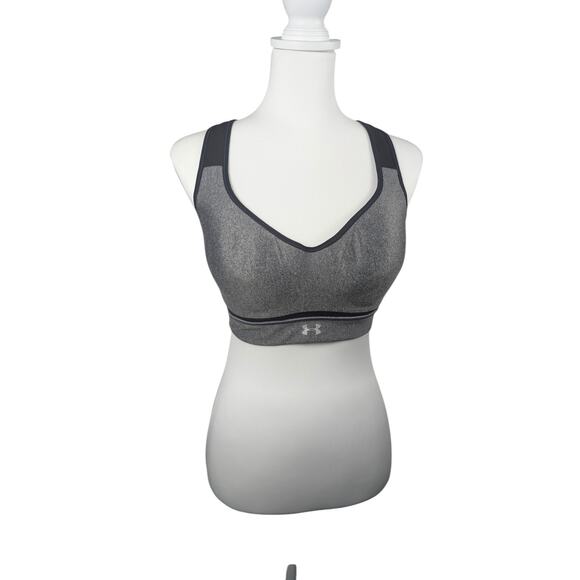 Under Armour HeatGear High Impact Women's Sports Bra Size 32DD Athletic Sports‎ - Picture 2 of 8